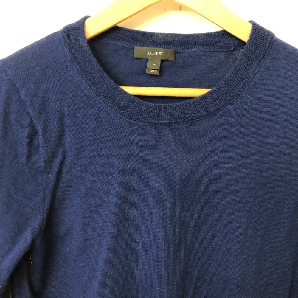 JCrew Navy Fine-knit Sweater - Excellent condition